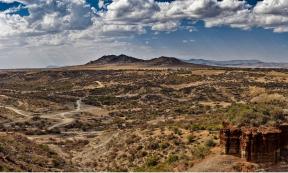 Olduvai Gorge or Oldupai Gorge in Tanzania is a fossil hotspot