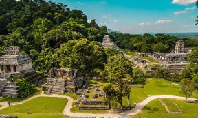 Ancient Mayan city of Palenque. Source: adolfousier / Adobe Stock.