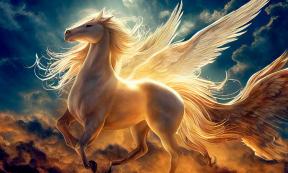 Pegasus of Greek mythology is depicted as a majestic, white, winged-horse. Source: Viks_jin / Adobe Stock