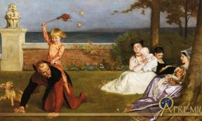The Young Lord Hamlet by Philip Hermogenes Calderon (1868)