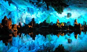 The Reed Flute Cave in southern China is a beautiful geological marvel. Source: Dennis Jarvis / CC BY SA 2.0