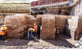 Remains of garden structures found in Rome