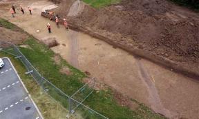 Archaeologists in the Netherlands have discovered a rare Roman canal and Roman road near Nijmegen. Source: RAAP