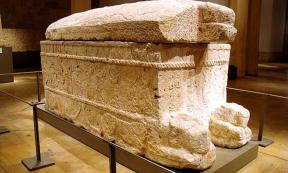 Inscribed Curse on the Sarcophagus of King Ahiram Displays Earliest Use of Phoenician Alphabet