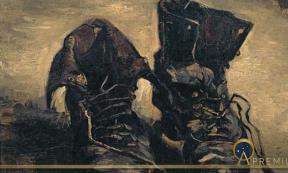 Vincent van Gogh's Pair of Shoes was painted in June 1895 at Auvers-sur-Oise. (Public Domain)