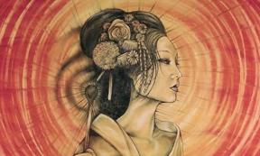 Amaterasu, a major goddess of Japan.