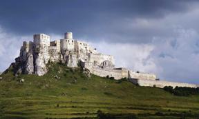 A panoramic view of Spis Castle.