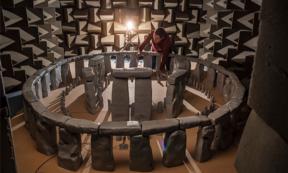 1:12 scale model to explore how Stonehenge acoustics would have been in 2200 BC. Source: Trevor Cox / University of Salford