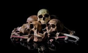 Tamerlane's cruelty was legendary and extensive, including 120 skull towers containing about 90,000 heads near Baghdad after the sultan of the city insulted him. (Kanphichaya / Adobe Stock)