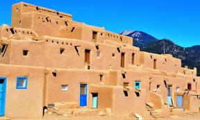 Taos Pueblo. New Mexico, USA. 