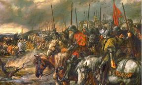 The morning of the Battle of Agincourt. Source:  Hohum / Public Domain