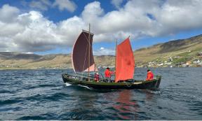 The Viking replica boat, Naddoddur.