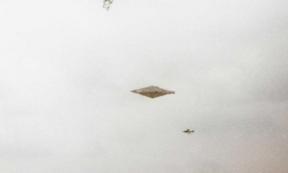 Close up portion of the newly released ‘best UFO photo’. Source: Reproduced with permission of Sheffield Hallam University/Craig Lindsay