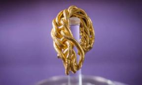 The gold arm bracelet fragment found on the Isle of Man.