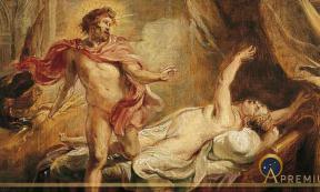 Death of Semele, caused by the Theophany of Zeus without a mortal disguise, by Peter Paul Rubens (1640) (Public Domain)