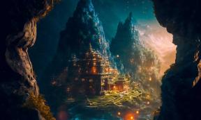 The mythical city of Shambhala, as generated by AI technology. Source: EwaStudio / Adobe Stock 
