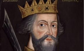 King William I ('The Conqueror') portrait.