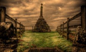 Example of a monument for an accused witch – “Maggie Wall burnt here 1657 as a Witch.” Source: Alan Weir/CC BY 2.0