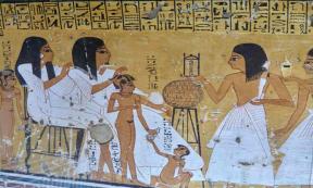 A mural from and ancient Egyptians tomb. Source: Svetlaili/Adobe Stock