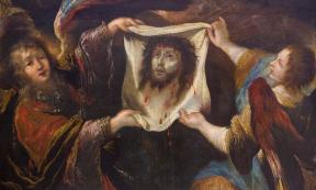 Angels holding the Veil of Veronica
