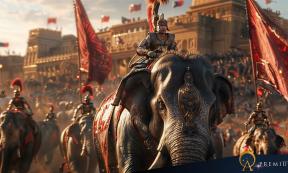 AI image of Roman military with war elephants. 