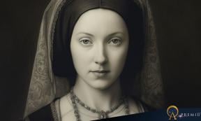 An AI image of Anne Boleyn, Queen of England.