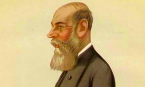 Caricature of Charles Cunningham Boycott, published in Vanity Fair magazine in January 1881. Source: Public domain