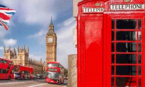 London symbols of British culture with Big Ben, a double-decker bus and Red Phone Booths. Source: Tomas Marek/ Adobe Stock