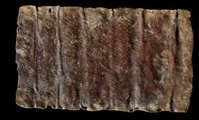 Inscribed lead Roman curse tablet. Source: British Museum / CC BY-NC-SA 4.0