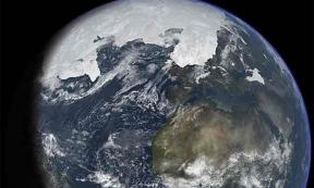 An artist's impression of ice age Earth at the Pleistocene era. Source: Ittiz/ CC BY-SA 3.0