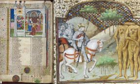 Pages from the 15th century medieval manuscript the Talbot Shrewsbury Book.       Source: British Library / Public domain