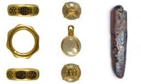 Most of the artifacts found in the treasure hoard stolen by the metal detectorists are now missing, but police have recovered a ring, crystal pendant and ingot found in the haul.   