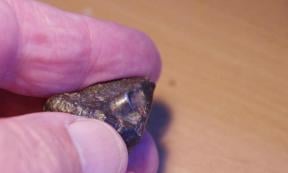 Anomalous Metallic Object Discovered Inside a 4.5 Billion-Year-Old Meteorite