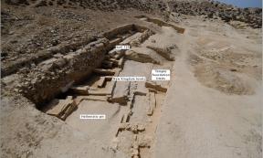  The newly excavated New Kingdom village found at Kom el-Nugus archaeological site, Egypt.