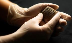 3,500-year-old cuneiform tablet found at Accana Mound, Hatay, Turkey. 