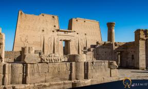 The Ptolemaic Temple of Horus at Edfu.