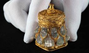 Rock crystal jar from the Galloway Hoard