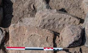This 4,000-year-old Bronze Age stone board game was recently unearthed in a remote area of northern Oman at an ancient copper trading center.		Source: PCMA