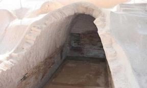 Vaulted royal tomb of Haft Teppah (Haft Tepe), the Bronze Age Elamite city where archaeologist have uncovered a mass grave filled with unfortunate victims.