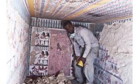 Two 3,500-year-old tombs adorned with vivid paintings unearthed in Egypt