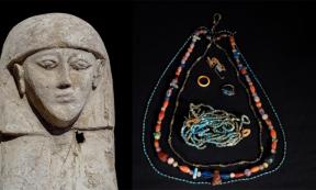 The young woman’s coffin and proposed trousseau. Source: CSIC