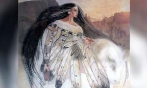 Artist’s Vision of Ptesan Wi (Courtesy of Pamela McCabe)