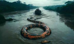Representational image of the legendary giant Amazonian snake known in folklore as Yacumama. Source: Regys / Adobe Stock 