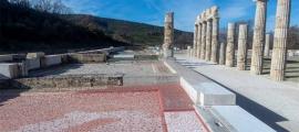 The Palace of Aigai following 16 years of restoration, Vergina. Source: ververidis/Adobe Stock