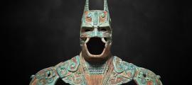 Camazotz Maya style Batman suit created by Mexican designer Kimbal