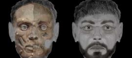 The facial reconstruction of the Cittiglio murder victim, who was killed sometime between the 11th and the 13th centuries. Source: Stefano Ricci/University of Siena