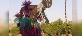 Dogon ritual dance, Mali.