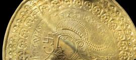 The medallion bearing the earliest known mention of the Norse god Odin.     Source: Arnold Mikkelsen/ Denmark National Museum