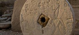Grinding stone, Dendera Temple, Egypt. 