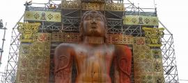 Mahamastakabhishek of Gomateshwara statue.